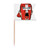 Switzerland Flag Facial Makeup Screang Cap Toothpick Flags Labeling Marking for Party Cake Food Cheeseplate