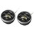 uxcell Pair 2" 150W Micro Dome Car Audio Tweeters Speakers Black Gray