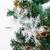 AGM 30PCS Christmas White Glitter Snowflake, 4.3'' Classic Snow Flakes Christmas Tree Ornaments Holiday, Christmas Decoration, Set of 30 (White)