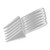 10'' Plastic Pie Server - Disposable Cake Server and Cake Cutter - Serrated Pie Cutter - Pie Server Spatula for Serving Platter, Cutting Dessert and Pizza Slicer - 6 Pack (Silver, 6)