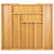 isheTao Bamboo Expandable Kitchen Drawer Organizer, Kitchen Drawer Organizer for Large Utensils, Silverware Organizer, Adjustable Cutlery Tray with Grooved Drawer Dividers for Silverware, Flatware