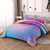Rainbow Comforter Set for Girls Star Pink Bedding Unicorn Galaxy Bedding Sets Digital Print Girls Twin Bedding Set Pink Reversible Comforter Set(Twin, Pink)