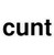 cunt Decal Sticker - Sticker Graphic - Auto, Wall, Laptop, Cell, Truck Sticker for Windows, Cars, Trucks