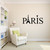 Paris Wall Decal French Paris Decor Paris Eiffel Tower Wall Decal Vinyl Sticker (36" x 16")