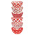 Certified International Peppermint Candy 30 oz. All Purpose Bowls, Set of 6 Assorted Designs, Multicolor
