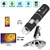 Koolertron Wireless WiFi Digital USB Microscope,Portable USB Digital Microscope Camera with 1000x Magnification 1080P HD 2MP and 8 LED Adjustable Light for iPhone, iPad, Android Phone, Windows, Mac