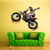 Dirt Bike Wall Decal Motocross Motorcycle (Col331) Dirt Bike Wall Decal Motocross Motorcycle (Col331)