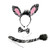 Amosfun 3pcs in 1 Set Zebra Costume Funny Zebra Ears Headband Bowtie Tail Animal Cosplay Favors