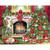 LANG Christmas Warmth Boxed Christmas Cards, Exclusive LANG Artwork by Sam Timm for LANG, 18 Cards & 19 Envelopes, 5.375" x 6.875", Linen-Embossed Card, Glitter Embellishment (1004864)