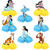 Princess Jasmine Birthday Party Supplies,The Jasmine Aladdin Birthday Party Supplies Honeycomb Centerpiece,8 Pcs Jasmine Party Supplies 3D Table Decorations for Princess Jasmine Birthday