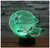 HORNO 3D Night Light 7 Color Gradual Changing Touch Switch LED Optical Illusion Night Light Table Lamp