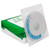 RICHEN CD/DVD/BluRay Sleeves,Double-Sided Refill Plastic Sleeve for CD and DVD Storage Binders,100 Pack (White1)