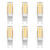 BAJCR G9 Led Light Bulbs, 3W, 40W Halogen Equivalent, 400LM, CRI80+, Warm White 3000K, G9 Base, G9 Bulbs for Chandelier, Wall Sconce,Dimmable, Pack of 6