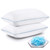 VVZ Shredded Memory Foam Pillows, Bed Pillows for Sleeping 2 Pack Standard Size 20 x 26 Inches, Luxury Hotel Cooling Gel Foam Pillows Set of 2, Adjustable Loft Pillow for Side and Back Sleepers
