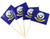 JBCD US Navy Toothpick Flag Mini Small Military Cupcake Topper Flags (100 pcs)