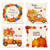 Fall Decor Pillow Covers 18x18 Set of 4 Thanksgiving Harvest Pumpkin Pillow Covers Autumn Farmhouse Decorative Truck Throw Pillow Case for Sofa Couch