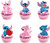 24pcs Children Cake Toppers Cupcake Toppers Cake Decorations Children Birthday Party Supplies Decorations (24pcs)