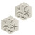 SaiDian 2Pcs Mermaid Tail Mold Starfish Fondant Silicone Mold Marine Animal Seahorse Chocolate Baking Mould DIY Cake Decoration