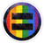 Equality Pride Universe - Sticker Graphic Bumper Window Sicker Decal - Gay Pride Sticker