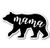 GT Graphics Express Mama Bear Black - 5" Vinyl Sticker - for Car Laptop I-Pad - Waterproof Decal