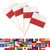 JBCD Poland Toothpick Flag Polish Mini Small Cupcake Topper Flags (100 pcs)