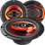 STX Audio 650W 6.5-Inch 4-Way Car Audio Coaxial Speakers System 6-1/2 Inches