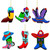 Wild West Cowboy Boot - Set of 6 Christmas Ornaments