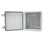 GTYORUS Junction Box for Electrical Project - Hinged Cover Electrical Box Enclosure - IP66 Waterproof Plastic Project Box with Mounting Plate and Wall Bracket 150x150x90mm