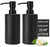 GMISUN Black Soap Dispenser, Hand Soap Dispenser Bathroom, 2 Pack Hand and Dish Soap Dispenser Set for Kitchen, 12oz Glass Liquid Soap and Lotion Dispenser with Stainless Steel Pump, Refillable GMISUN Black Soap Dispenser, Hand Soap Dispenser Bathroom, 2 Pack Hand and Dish Soap Dispenser Set for Kitchen, 12oz Glass Liquid Soap and Lotion Dispenser with Stainless Steel Pump, Refillable