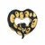 Ball Python Heart Snake Decal -Indoor and Outdoor use! (Phantom)