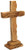 Pure Olive Wood Cross Hand made Crucifix Standing Holy Land Jerusalem Bethlehem