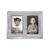 MARIPOSA Signature Picture Frame, Double 2x3, Silver