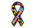 Fundraising For A Cause | Small Autism Ribbon Magnet - Autism Awareness Magnet for Refrigerators & Cars (1 Magnet)