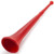Pudgy Pedro's Plastic Vuvuzela Stadium Horn, 26-Inch, Red