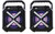 Naxa Electronics Dual Bluetooth True Wireless Sync Speakers Combo, Black (NDS-4002D)