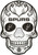 Applied Icon, NBA San Antonio Spurs Small Skull Primary Decal