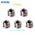 SONOVEL 5 Pieces Metal 1/4" to 3/8" Reducer Bushing Convert Screw Adapter for Tripod Monopod Ballhead DSLR SLR