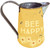 Primitives by Kathy Rustic Tin Pitcher, Small, Bee Happy