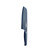 Blue Diamond Sharp Stone Nonstick Stainless Steel Cutlery, 7" Santoku Knife with Cover, Diamond Texture Blade, Dishwasher Safe Knives, Blue