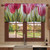 Fanjanmey Valance Curtain,Floral Flower Pattern,Kitchen Curtains Rod Pocket Window Treatment Valance for Bathroom Basement,52" by 18",Pink Green White Fanjanmey Valance Curtain,Floral Flower Pattern,Kitchen Curtains Rod Pocket Window Treatment Valance for Bathroom Basement,52" by 18",Pink Green White