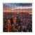 Shower Curtains Aerial View of The Skyline at Sunset 72 x 72 Inch Shower Curtain Set with 12 Hooks Home Bathroom Bathtubs Decor Polyester Fabric Machine Washable Durable