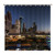 Shower Curtains City Skyline Houston Texas Downtown Ferris Wheel 72 x 72 Inch Shower Curtain Set with 12 Hooks Home Bathroom Bathtubs Decor Polyester Fabric Machine Washable Durable