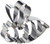 Staedter Stainless Steel Bee Shape Cookie Cutter, Silver, 7 cm
