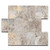 Yipscazo PVC Peel and Stick Tile Backsplash for Kitchen-Ecru Slate 6 X 6 Sample Sheet