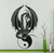 Dragon Yin Yang Wall Decal Sticker Home Art Interior Decoration Any Room Mural Waterproof Vinyl Sticker (13dr)