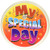 Beistle BL032 My Special Day Blinking Button, 2-Inch