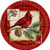 Cardinal Christmas Dinner Plates, 8ct