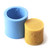 World Of Moulds Flocked Cylinder Mould, Silicone, 9 x 9 x 9 cm