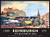 Edinburgh Quicker By Rail landscape small size metal sign 8" x 6" (og 2015)