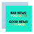 CENTRAL 23 - Funny Birthday Cards for Women - 'Bad News You're 50' - 50th Birthday Card for Her - Cheeky Birthday Card for Husband - Fun Greeting Cards for Friends - Comes with Fun Stickers